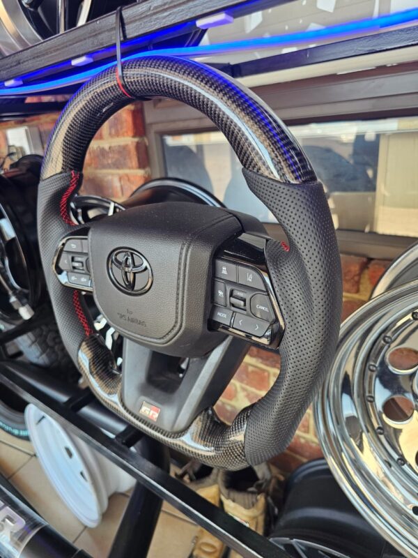 Toyota LC300 GR Sport Carbon Steering Wheel – Premium Upgrade - Image 3