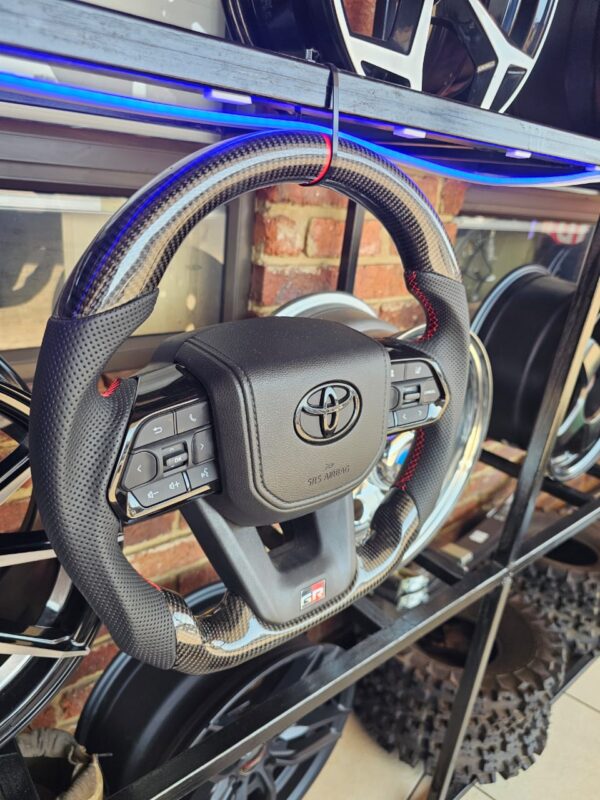 Toyota LC300 GR Sport Carbon Steering Wheel – Premium Upgrade - Image 2